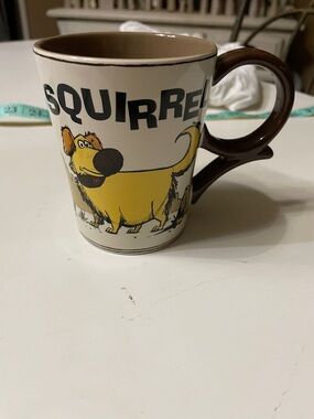 Disney Parks Pixar Up Dug Dog Squirrel mug